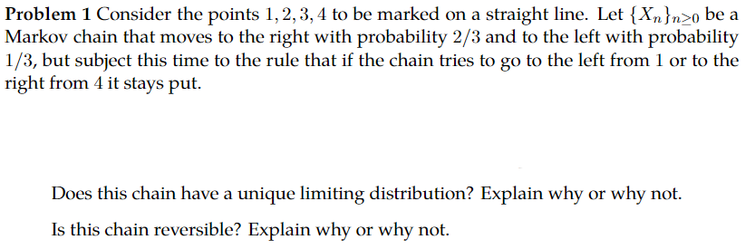 Solved Problem 1 Consider The Points 1,2,3,4 To Be Marked On | Chegg.com