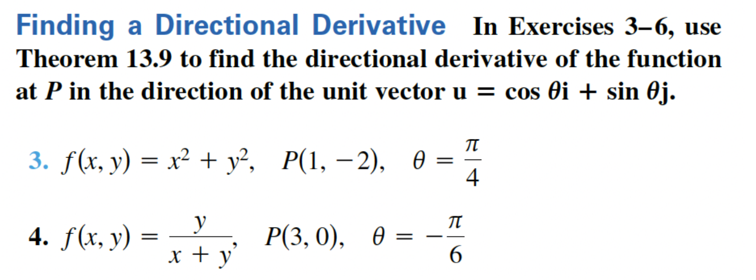 Solved Theorem 13 9 Directional Derivative If F Is A