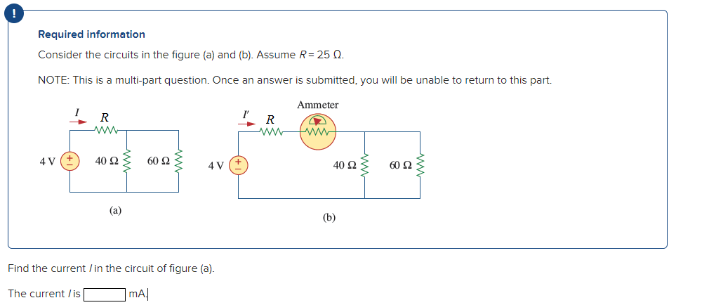 Solved Required information Consider the circuits in the | Chegg.com
