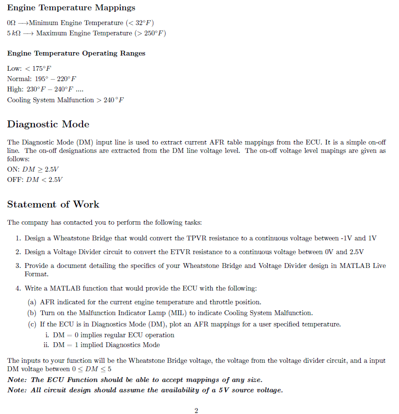 Solved Project 1 Engine Management System Problem
