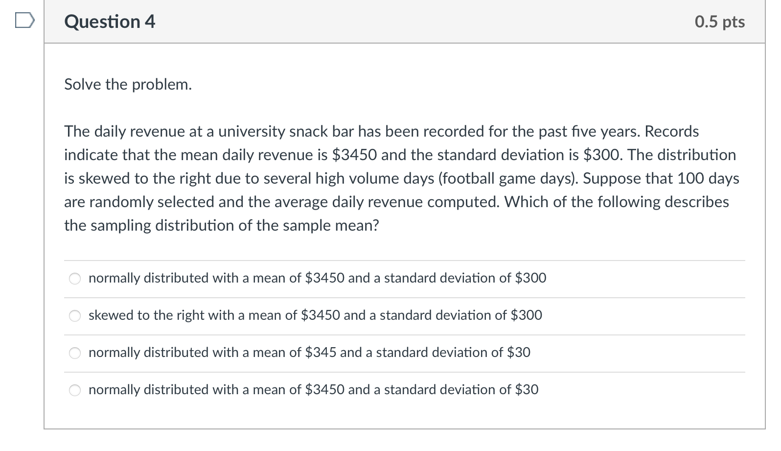 Solved Solve the problem. The daily revenue at a university | Chegg.com