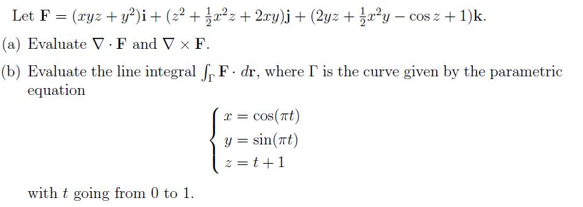 Solved Let F Ryz Y2 I X2 3r22 2xy J 2yz Chegg Com