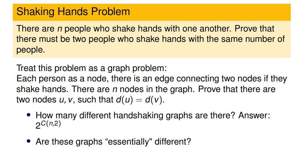 Solved DONT NEED TO DO THE SHAKING HANDS PROBLEM. ONLY NEED | Chegg.com