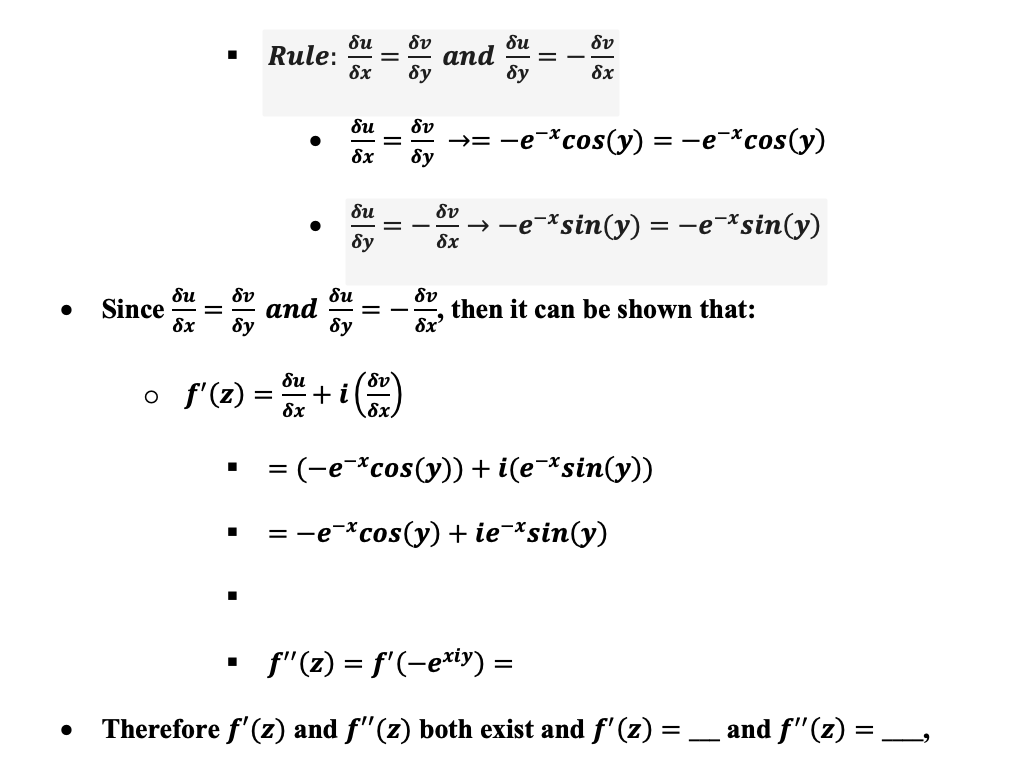 Solved 2.24.2 Use the theorem concerning the Cauchy-Riemann | Chegg.com