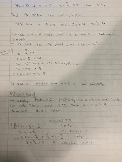 Solved Use Archimedean Property to prove that for for all x | Chegg.com