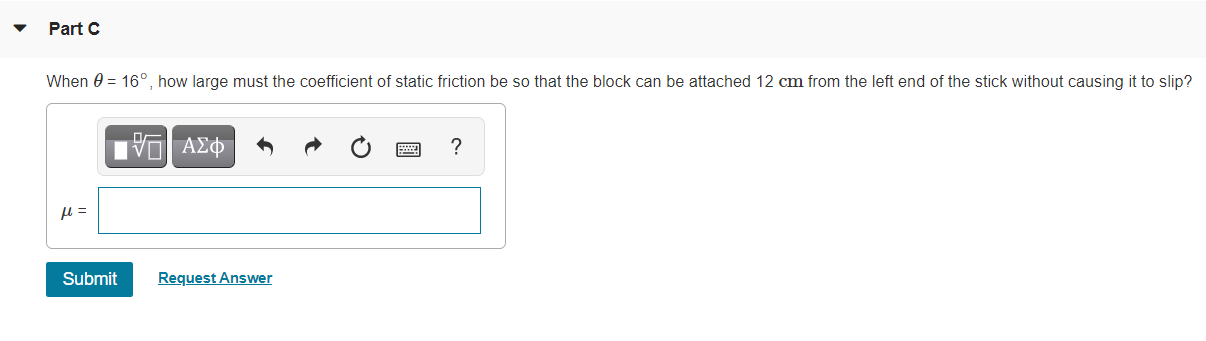 Solved One end of a uniform meter stick is placed against a | Chegg.com