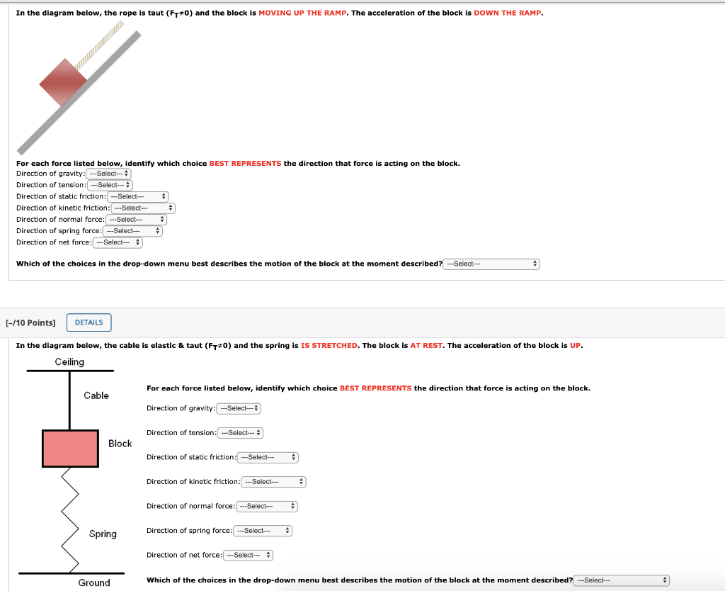 Taut Force Rope Solved In the diagram below, the rope is taut (FT≠0) and the | Chegg.com