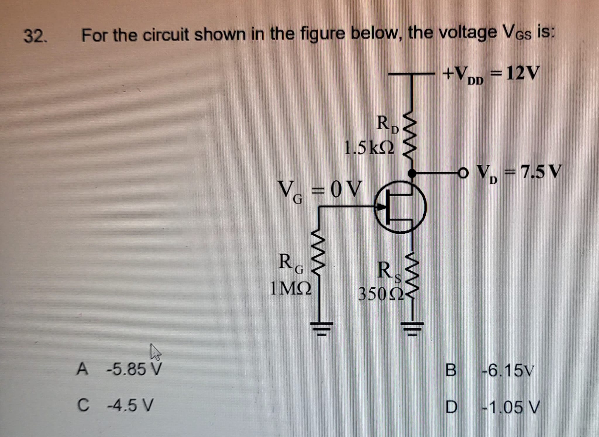 Solved 2. For the circuit shown in the figure below, the | Chegg.com