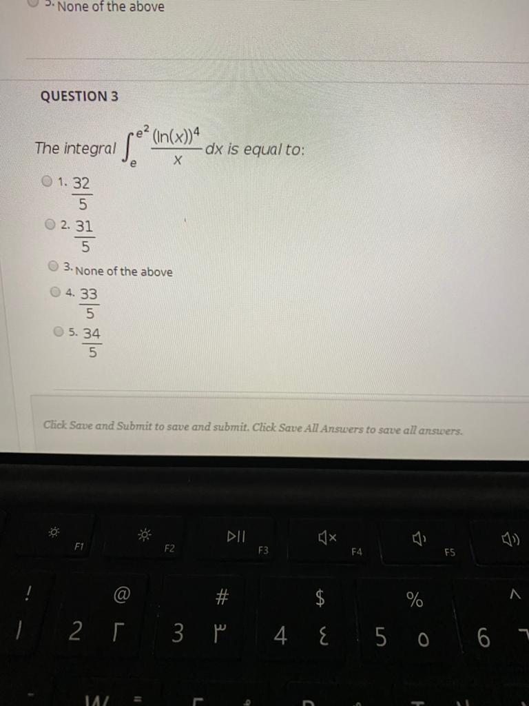 Solved QUESTION 1 Let n be a positive integer. The integral | Chegg.com