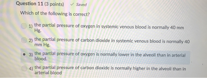 Solved Question 1 (3 points) Saved Which of the following | Chegg.com