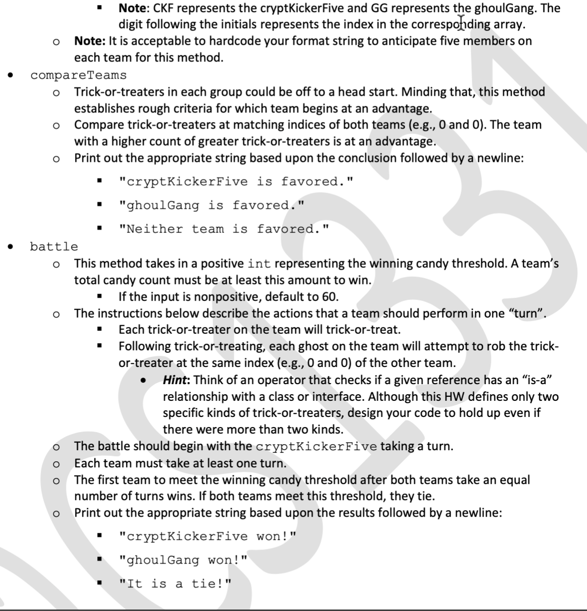 Solved Write the full Java code for the following class. | Chegg.com