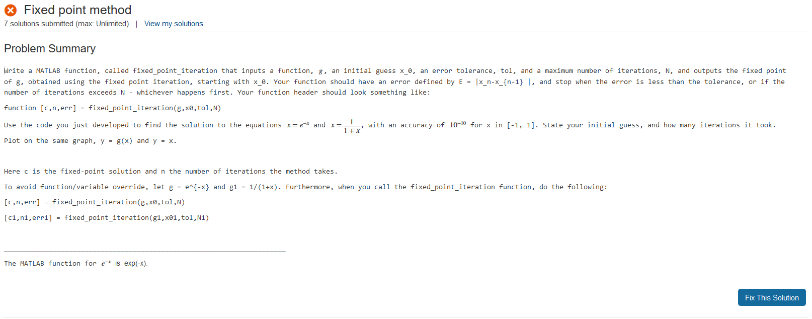 Solved G X Exp X X 1 0 01 1 Y G X Plot X Y X X Chegg Com