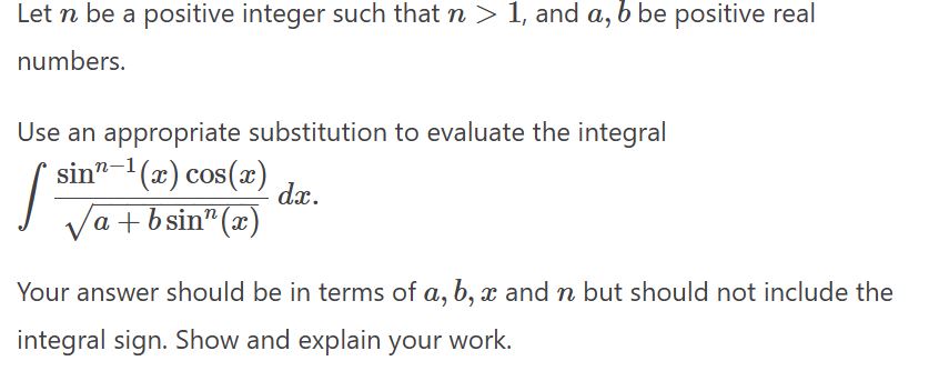 Solved Let n be ﻿a positive integer such that n>1, ﻿and | Chegg.com