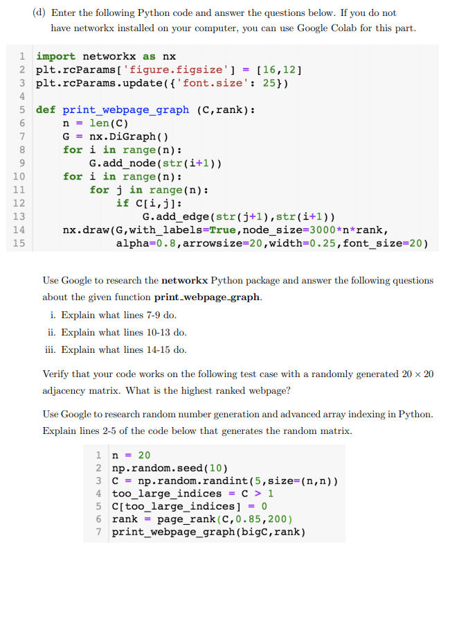 Solved Python Language Needed To Solve The Problem Below Chegg Com