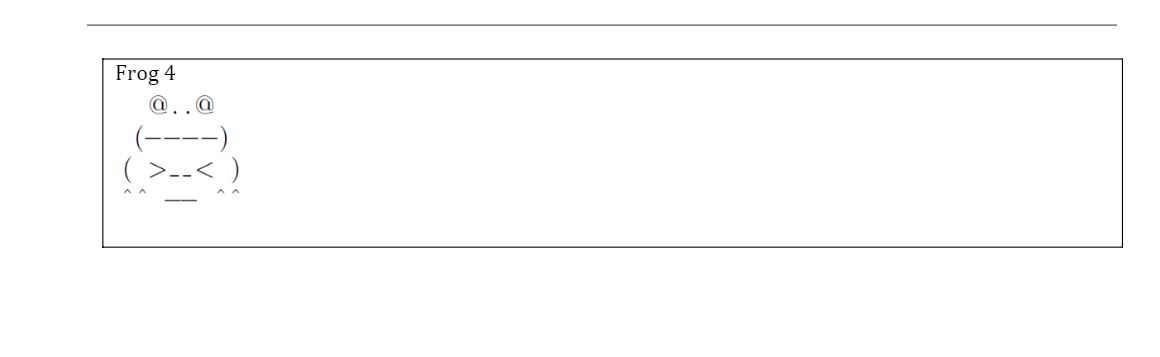 Solved Write a function that draws a frog. Call the function | Chegg.com