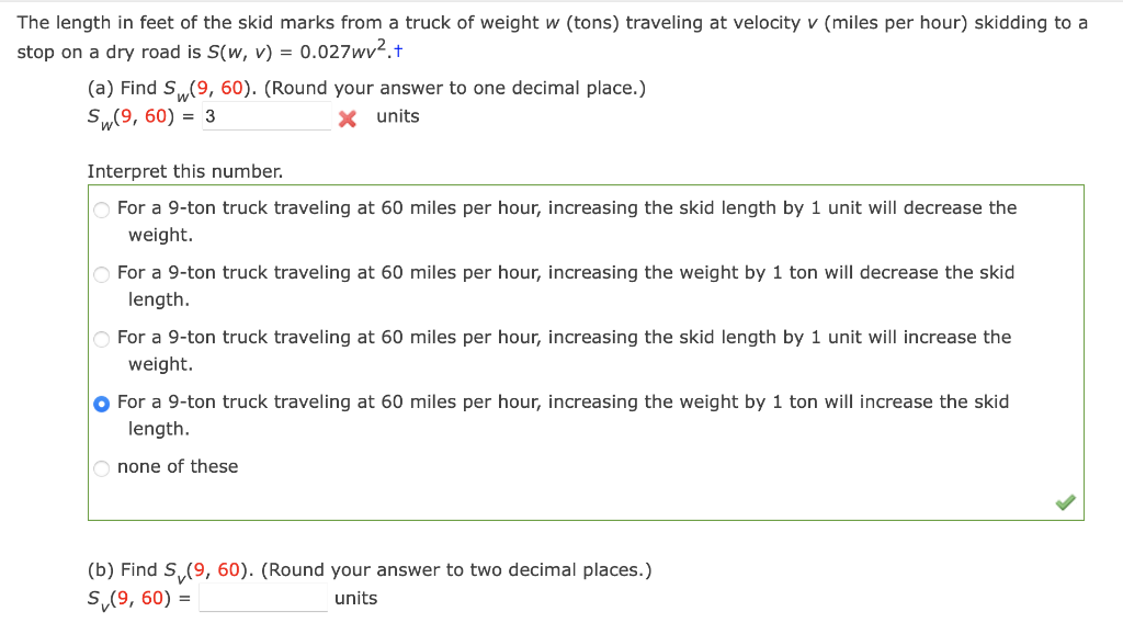 solved-the-length-in-feet-of-the-skid-marks-from-a-truck-of-chegg