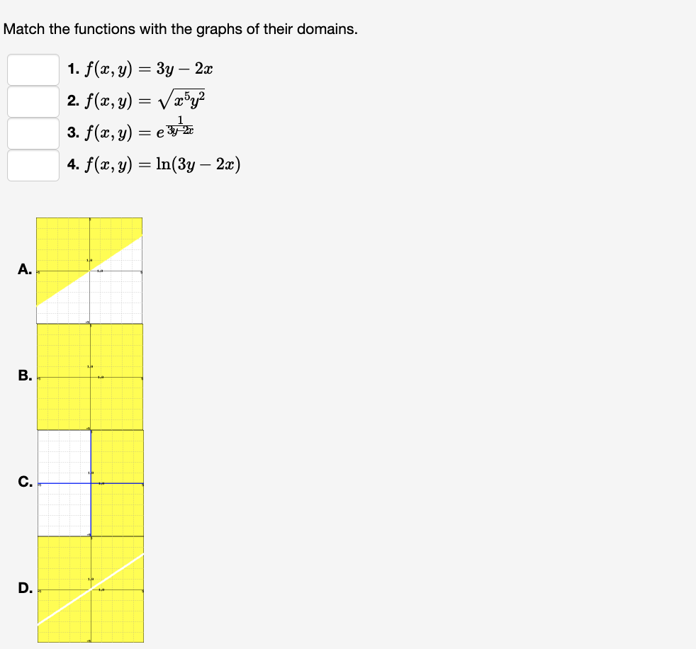 solved-match-the-functions-with-the-graphs-of-their-domains-chegg