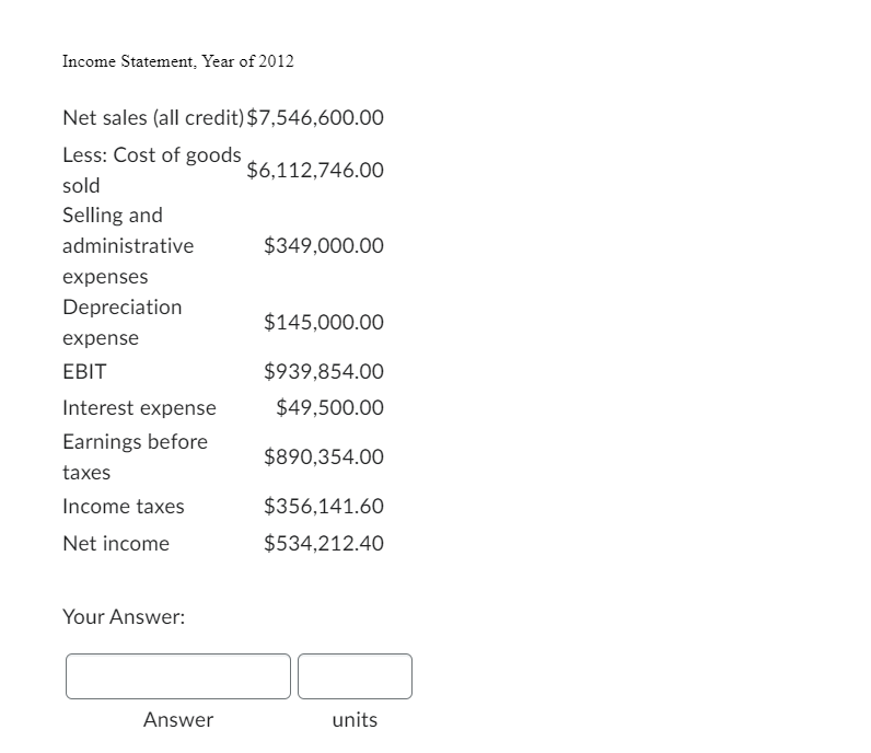 Solved Canadian Bacon Inc. financial statements are