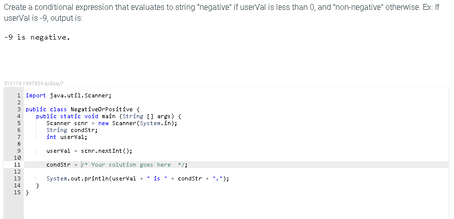 Solved Create a conditional expression that evaluates to | Chegg.com