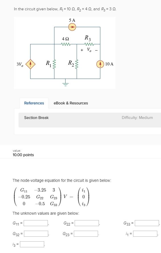 Solved In the circuit given below, R = 10 , R2 = 40, and R3 | Chegg.com