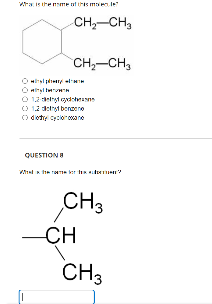 Solved What Is The Name Of This Molecule? CH2-CH3 CH2-CH3 O | Chegg.com