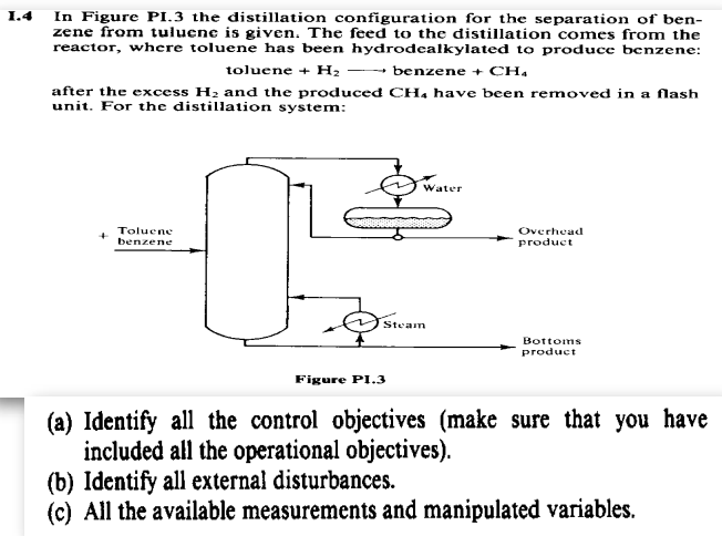 Solved In Figure PI. 3 The Distillation Configuration For | Chegg.com