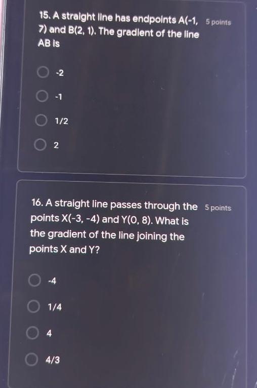 Solved Questions 13 and 14 are based on the graph shown | Chegg.com