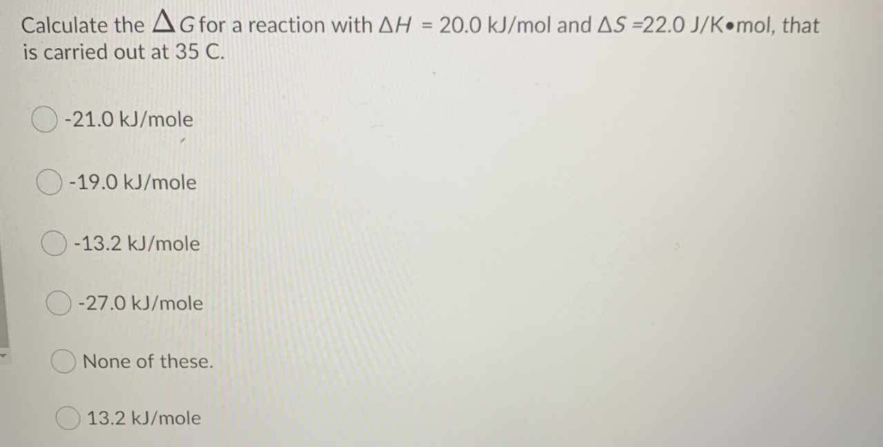 Solved Calculate AG for the reaction 2A + B C + 2D at when | Chegg.com