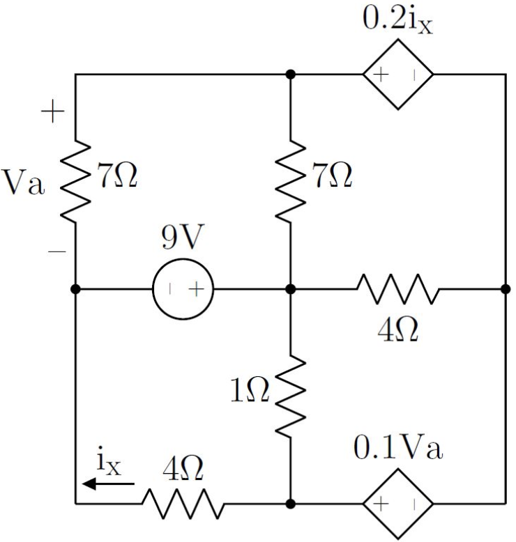 Solve Using Mesh Analysis. | Chegg.com