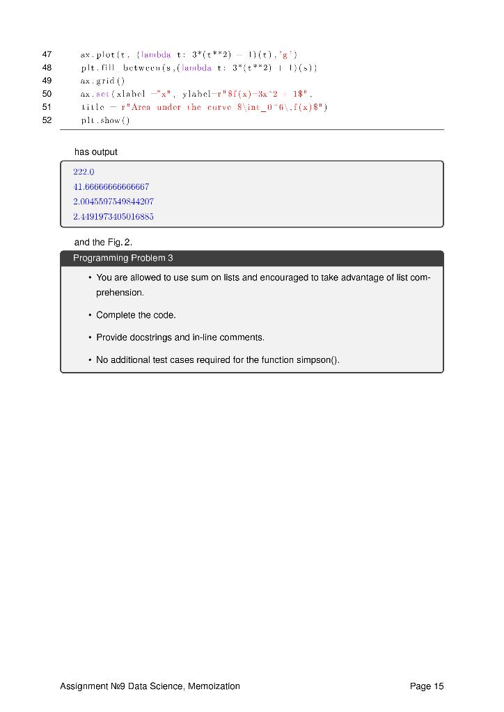 Problem 3: Simpson's Rule In this problem, we will | Chegg.com