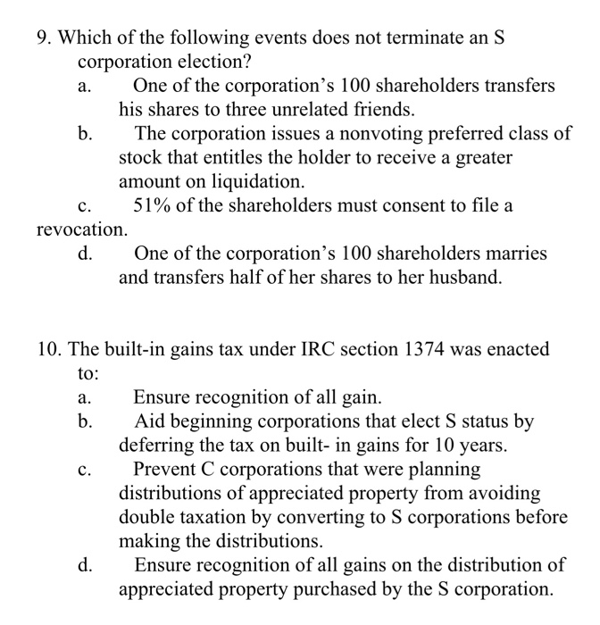 solved-9-which-of-the-following-events-does-not-terminate-chegg