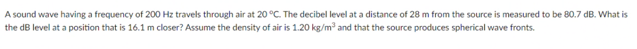 Solved A sound wave having a frequency of 200 Hz travels | Chegg.com