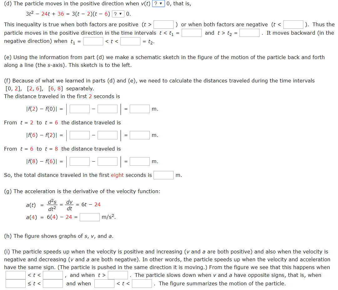 Solved Example 1 The Position Of A Particle Is Given By T Chegg Com