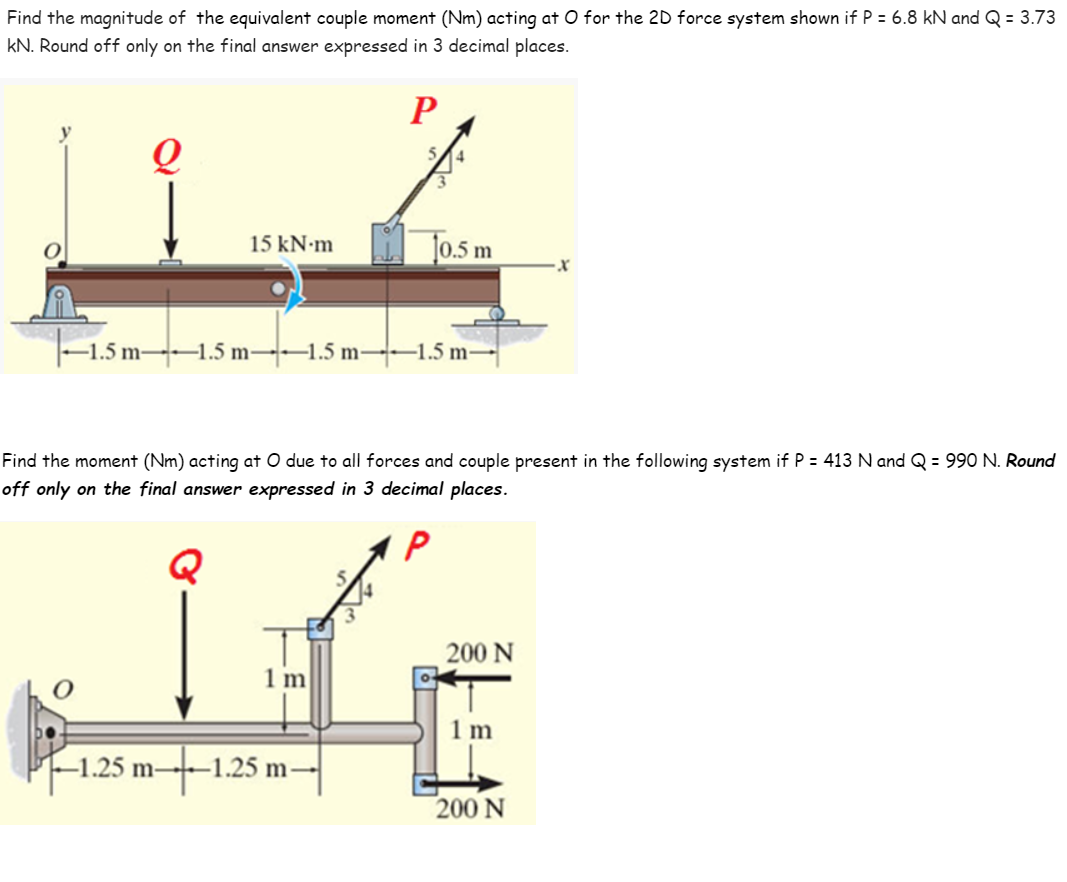 Solved Find The Magnitude Of The Equivalent Couple Moment | Chegg.com