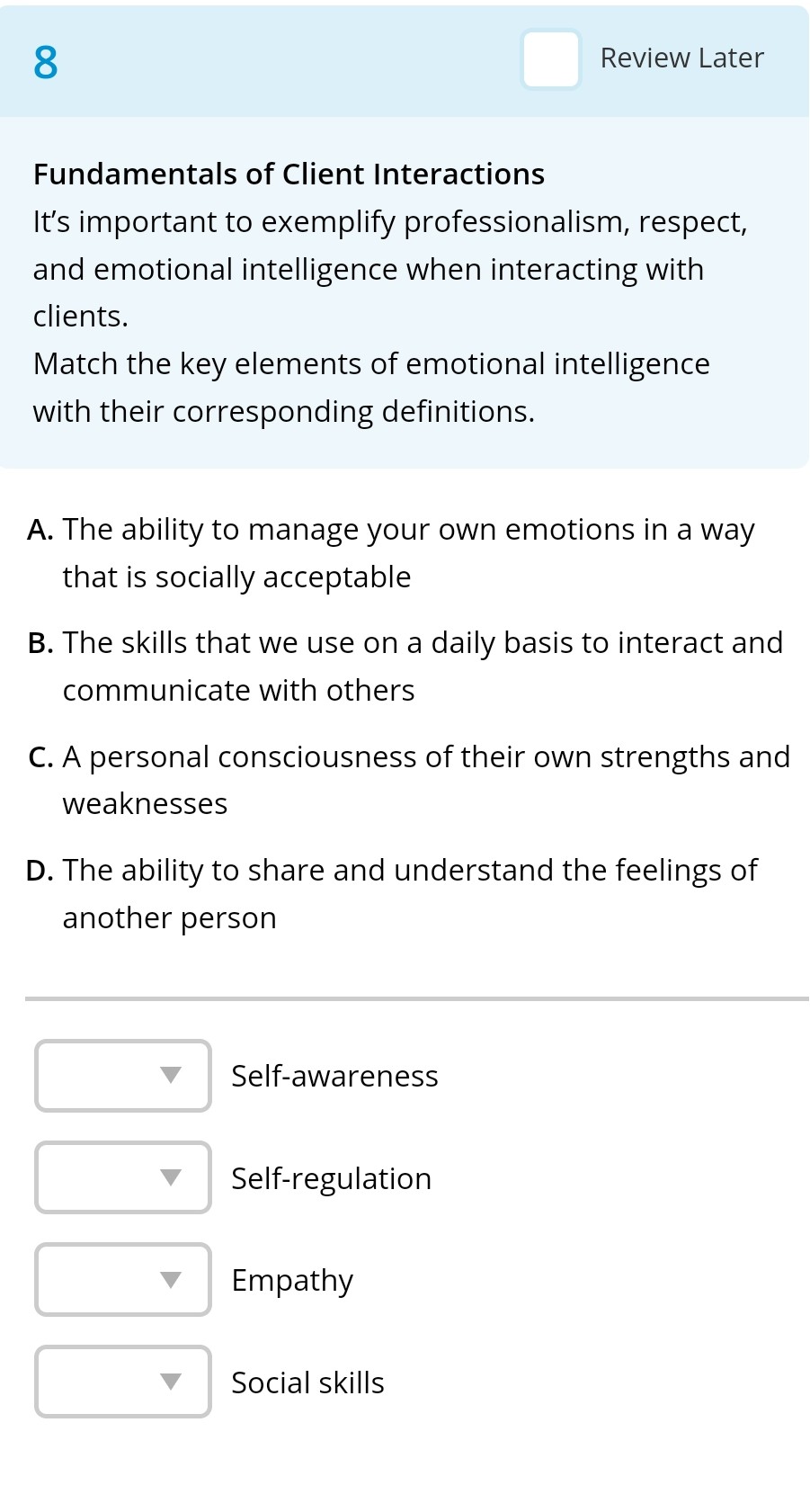 Solved Fundamentals Of Client Interactions It's Important To | Chegg.com