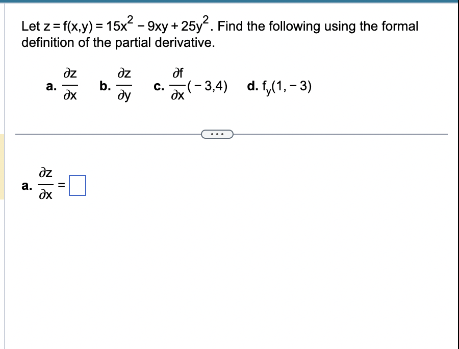 Solved Find Fx X Y And Fy X Y Then Find Fx −2 2 And