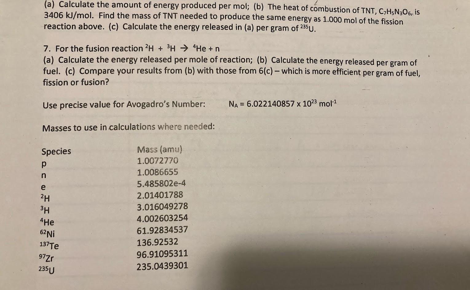 solved-a-calculate-the-amount-of-energy-produced-per-mol-chegg