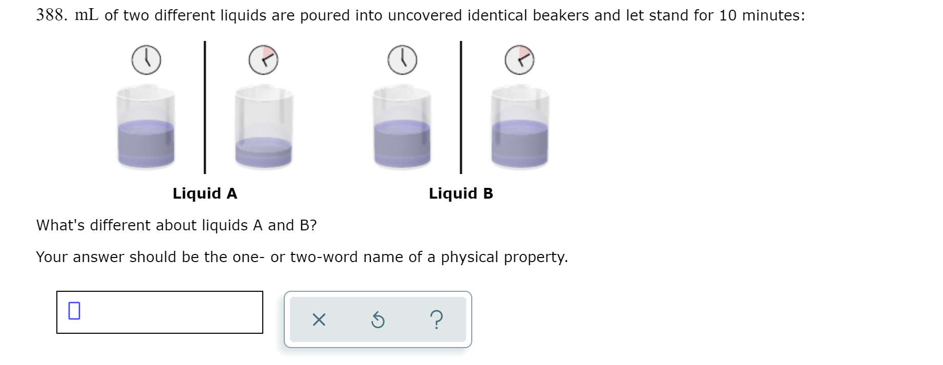 The Sketch Shows Two Identical Beakers With Different vrogue.co