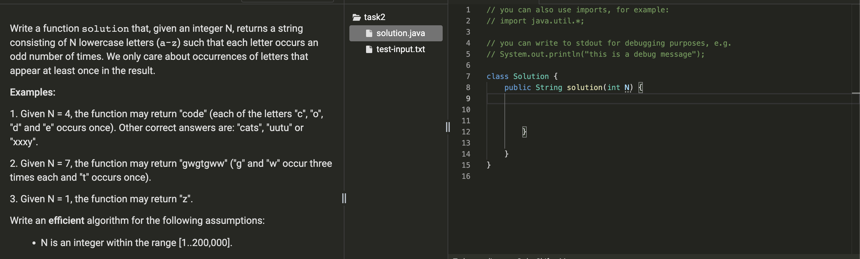 Solved 1 task2 // you can also use imports, for example: // | Chegg.com