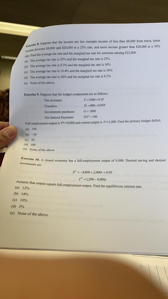 Solved Exercise 8 S Suppose That The Income Tax Law Chegg Solved Exercise 8 S Suppose That The Income Tax Law Chegg