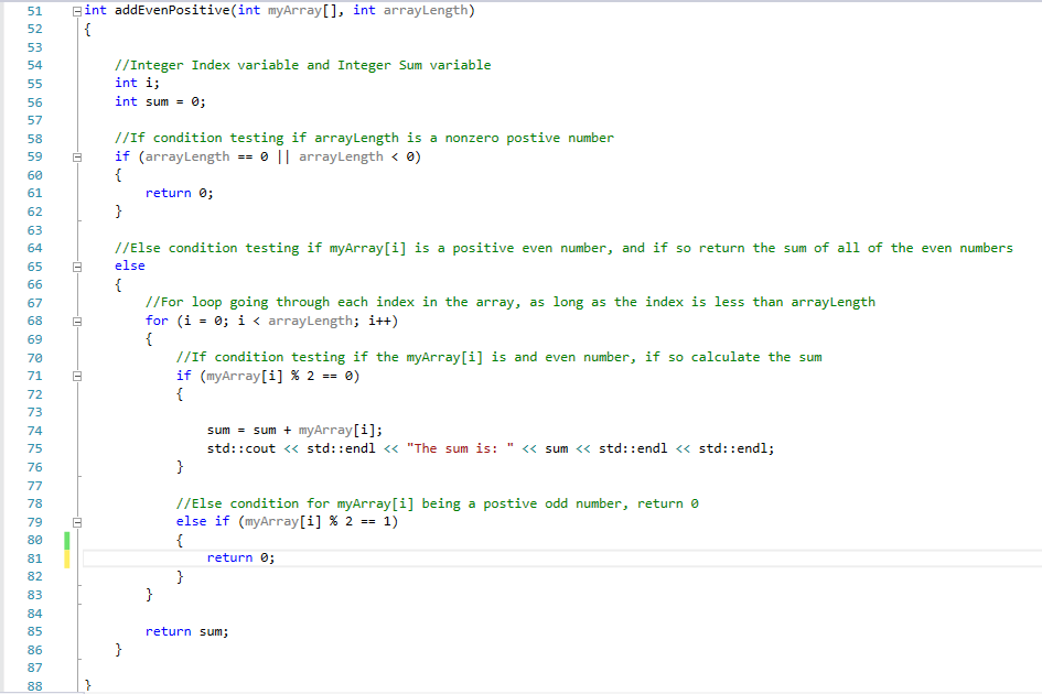 Solved I need to create a function definition that adds all | Chegg.com