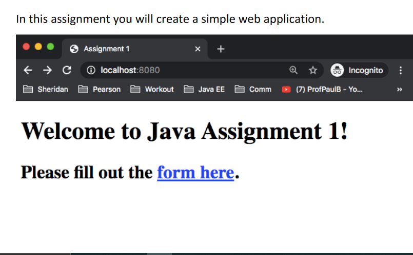 Java spring simple hot sale web application