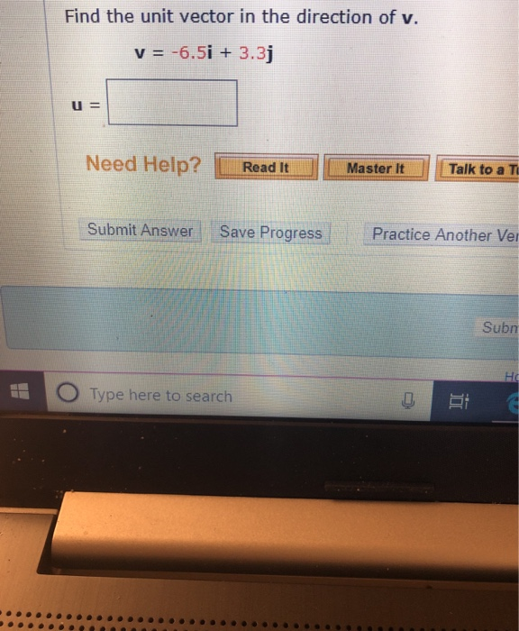 Solved Find the unit vector in the direction of v. v =-6.5i | Chegg.com