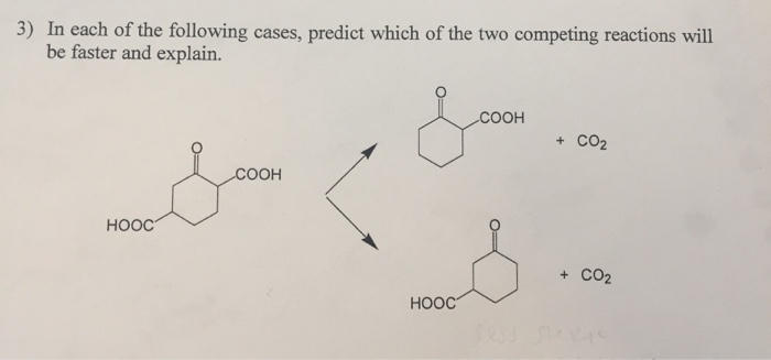 Solved In each of the following cases, predict which of the | Chegg.com
