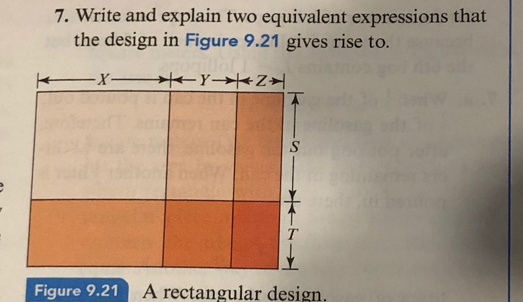 Solved 7. Write and explain two equivalent expressions that | Chegg.com