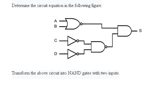 Solved Determine the circuit equation in the following | Chegg.com