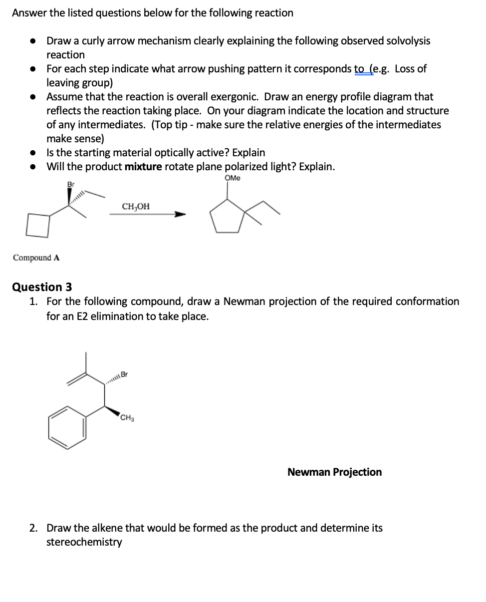 Solved Question 1 1. Assign the absolute configuration to | Chegg.com