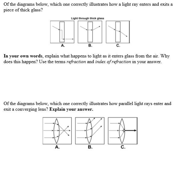 Solved Of the diagrams below, which one correctly | Chegg.com