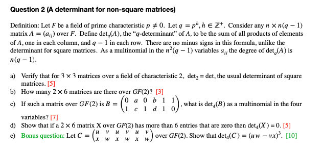 assignment problem non square matrix