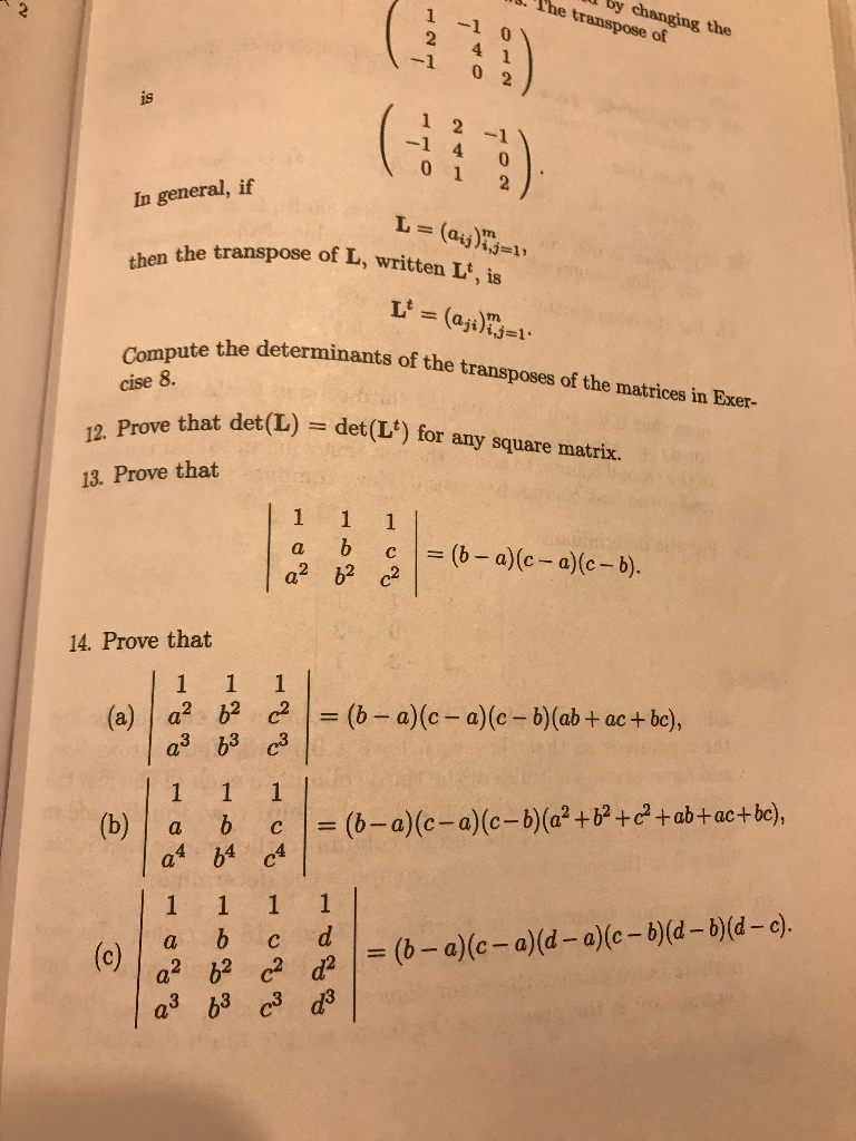 Solved U By Changing The W The Transpose Of 2 N 1 2 1 0 Chegg Com